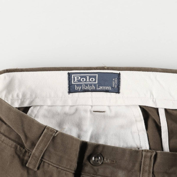 Ralph Lauren POLO by Ralph Lauren Chino Pants Men's W34 equivalent cotton brown type Vintage Second Hand