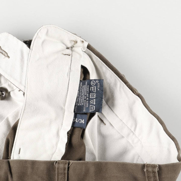 Ralph Lauren POLO by Ralph Lauren Chino Pants Men's W34 equivalent cotton brown type Vintage Second Hand