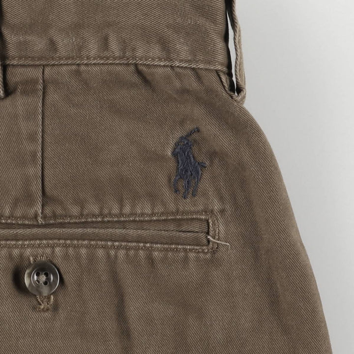 Ralph Lauren POLO by Ralph Lauren Chino Pants Men's W34 equivalent cotton brown type Vintage Second Hand