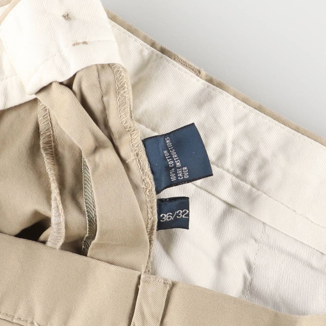 Ralph Lauren POLO by Ralph Lauren PROSPECT PANT Chino pants for men, equivalent to w35 cotton Beige type Vintage Second Hand