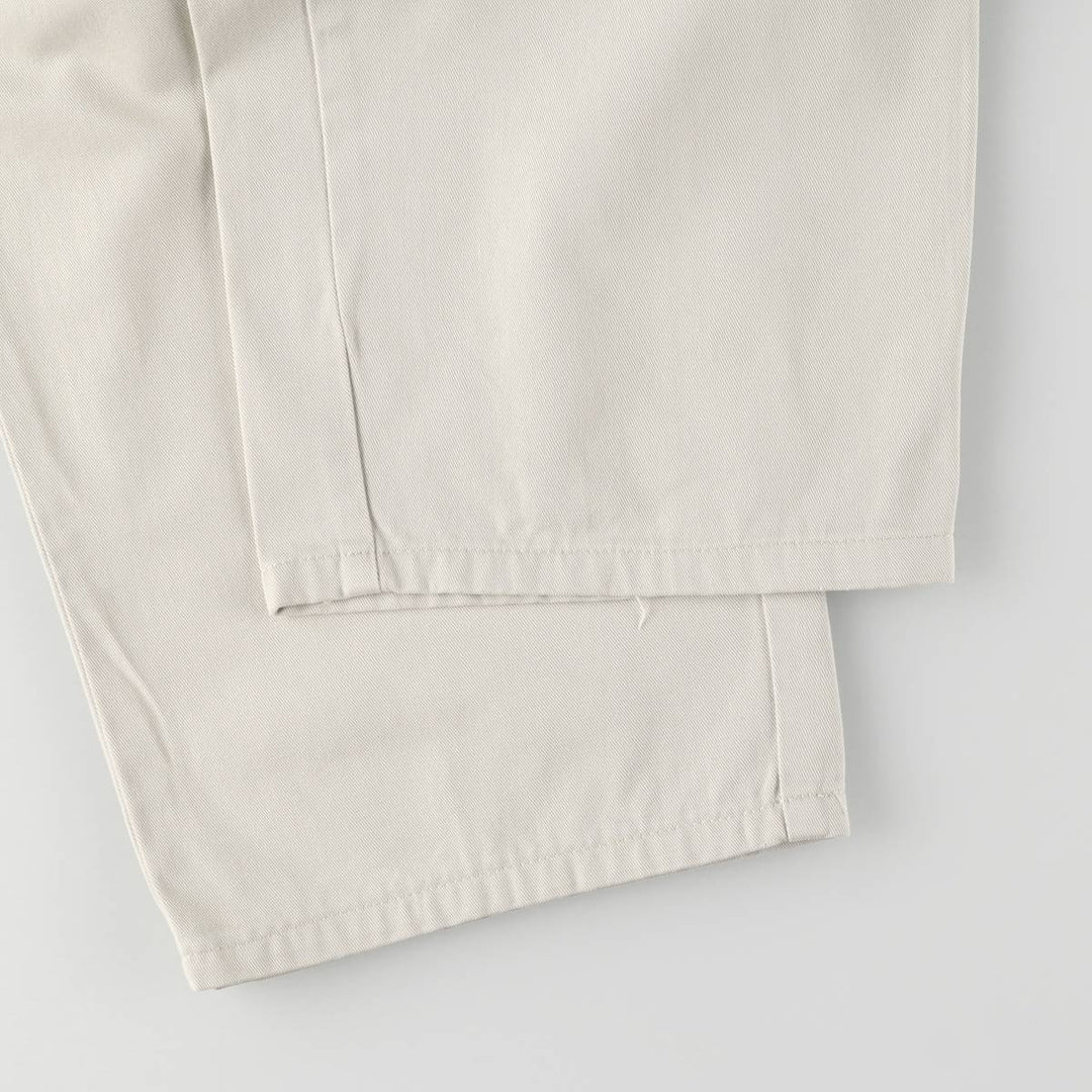 Ralph Lauren POLO by Ralph Lauren ANDREW PANT, two-pleat chino pants, men's, W35 equivalent cotton Beige type Vintage Second Hand