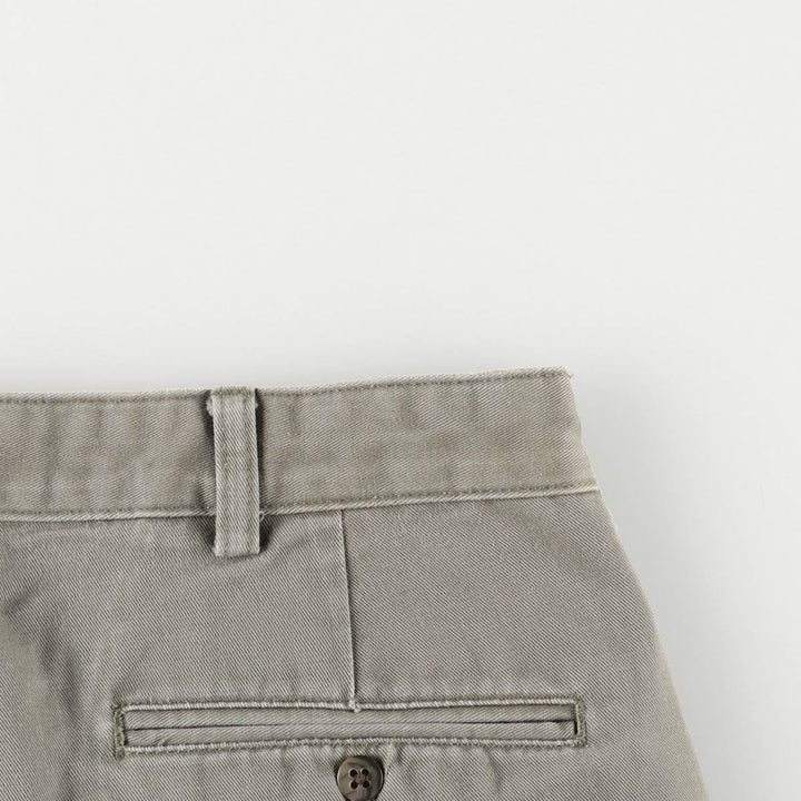 Ralph Lauren Polo Ralph Lauren Two-pleat Chino Pants for Men, W34 equivalent cotton Charcoal Vintage Second Hand