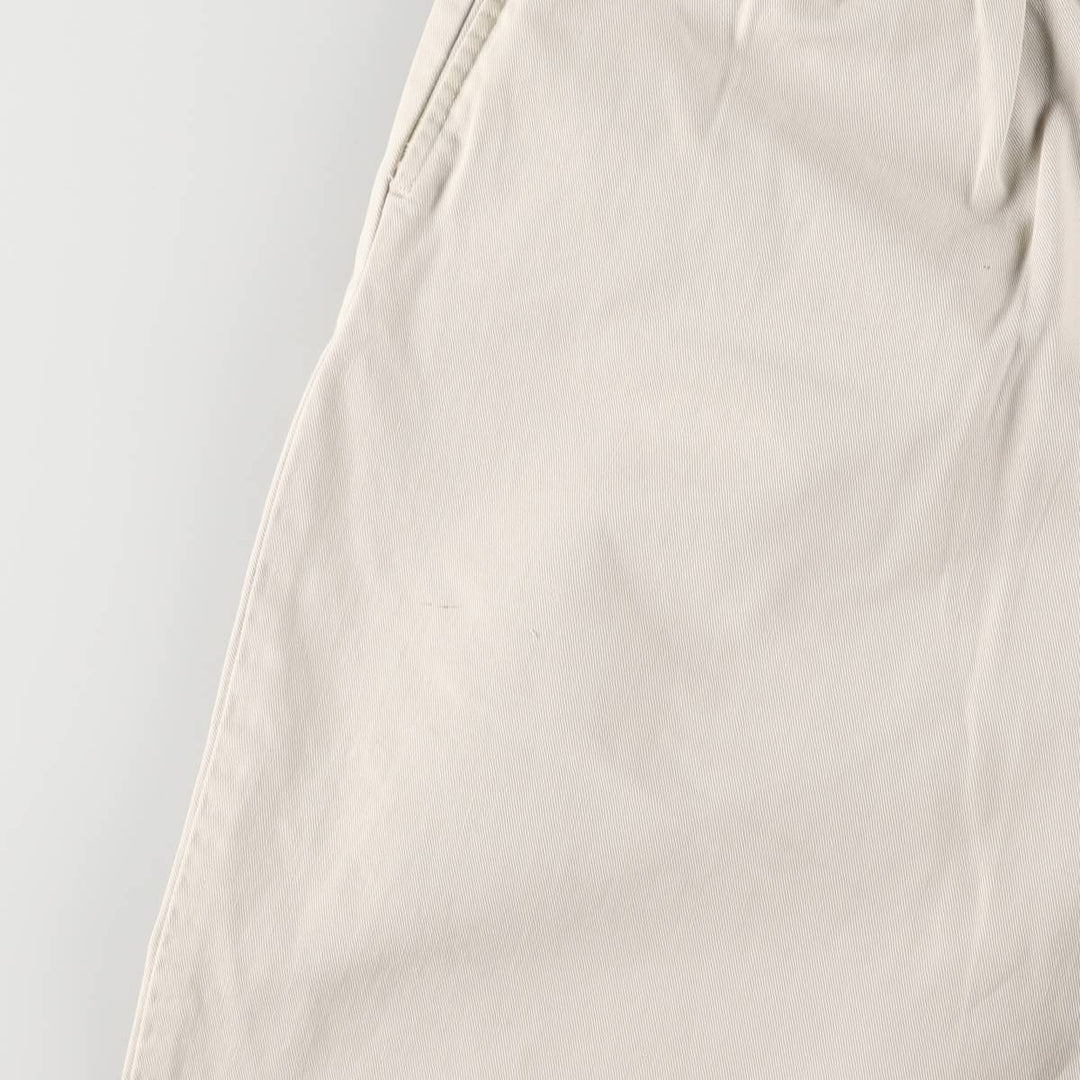 Ralph Lauren Polo Ralph Lauren Two-pleat Chino Pants, Made in USA, Men's, Size W34 cotton Beige type Vintage Second Hand