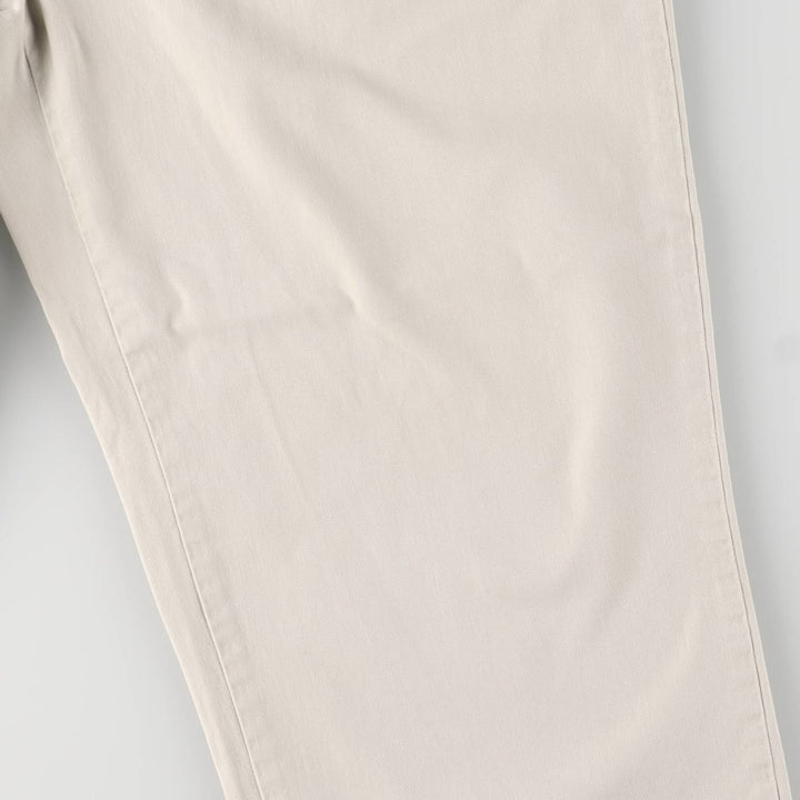 Ralph Lauren Polo Ralph Lauren Two-pleat Chino Pants, Made in USA, Men's, Size W34 cotton Beige type Vintage Second Hand