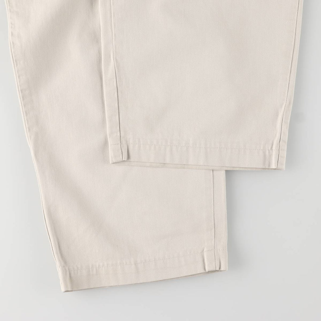 Ralph Lauren Polo Ralph Lauren Two-pleat Chino Pants, Made in USA, Men's, Size W34 cotton Beige type Vintage Second Hand