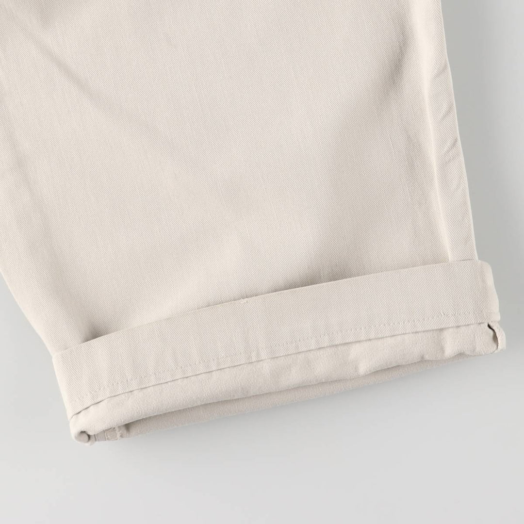 Ralph Lauren Polo Ralph Lauren Two-pleat Chino Pants, Made in USA, Men's, Size W34 cotton Beige type Vintage Second Hand