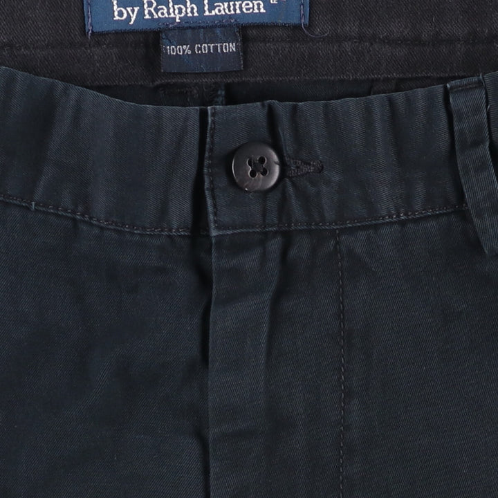 Ralph Lauren POLO by Ralph Lauren Chino Pants Men's W34 equivalent cotton black type Vintage Second Hand