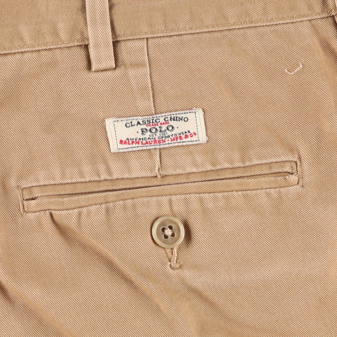 Ralph Lauren POLO by Ralph Lauren Chino Pants Men's W36 cotton Beige type Vintage Second Hand