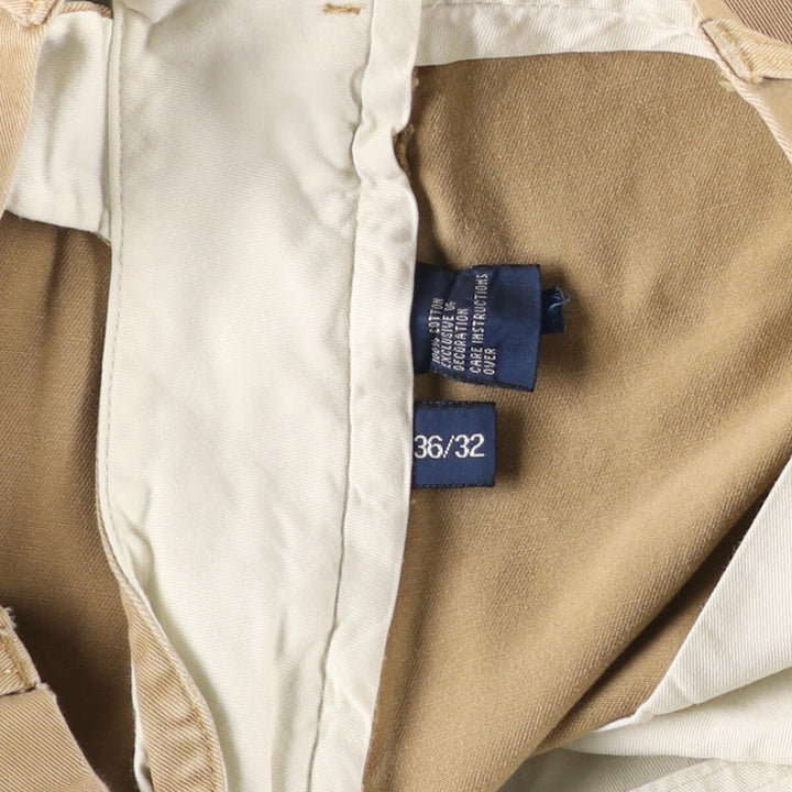 Ralph Lauren POLO by Ralph Lauren PRESTON PANT Chino pants for men, equivalent to w36 cotton Beige type Vintage Second Hand