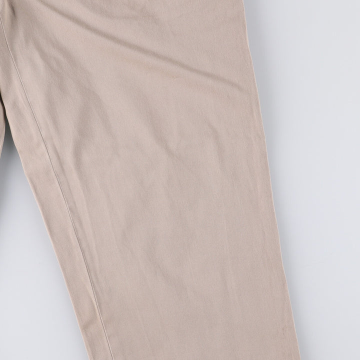 Ralph Lauren POLO by Ralph Lauren Two-pleat Chino Pants for Men, W35 cotton Beige type Vintage Second Hand