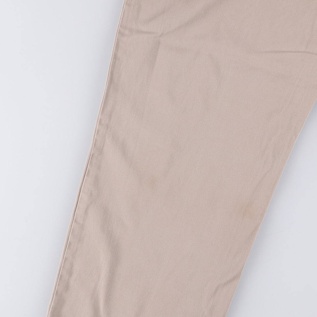 Ralph Lauren POLO by Ralph Lauren Two-pleat Chino Pants for Men, W35 cotton Beige type Vintage Second Hand