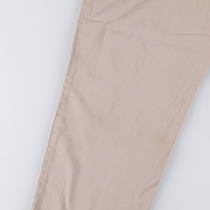 Ralph Lauren POLO by Ralph Lauren Two-pleat Chino Pants for Men, W35 cotton Beige type Vintage Second Hand