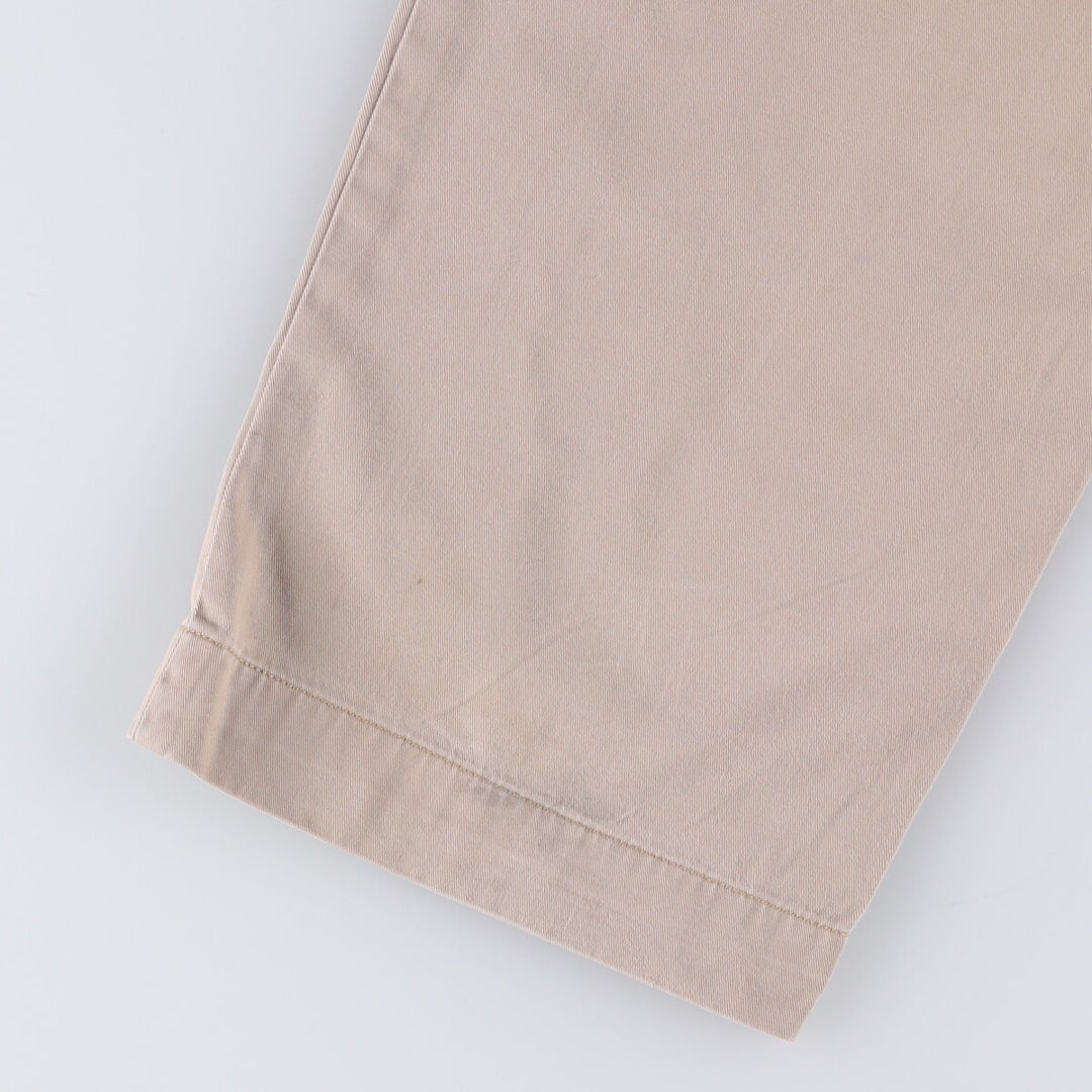 Ralph Lauren POLO by Ralph Lauren Two-pleat Chino Pants for Men, W35 cotton Beige type Vintage Second Hand