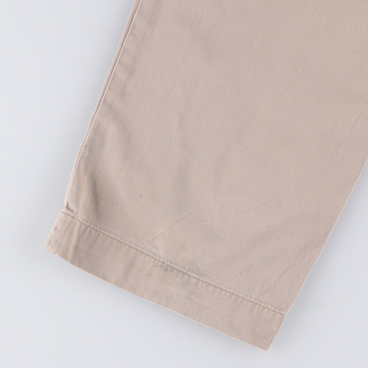 Ralph Lauren POLO by Ralph Lauren Two-pleat Chino Pants for Men, W35 cotton Beige type Vintage Second Hand
