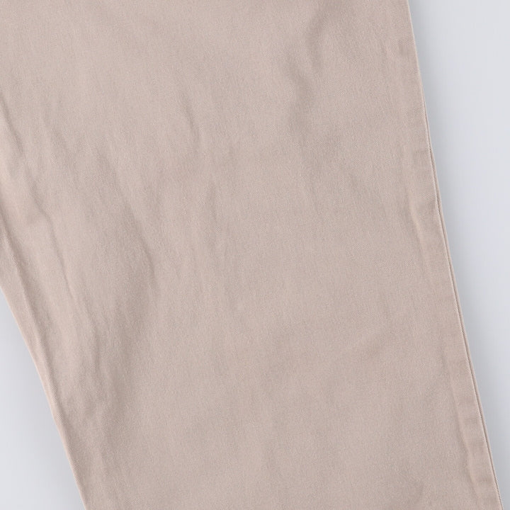 Ralph Lauren POLO by Ralph Lauren Two-pleat Chino Pants for Men, W35 cotton Beige type Vintage Second Hand