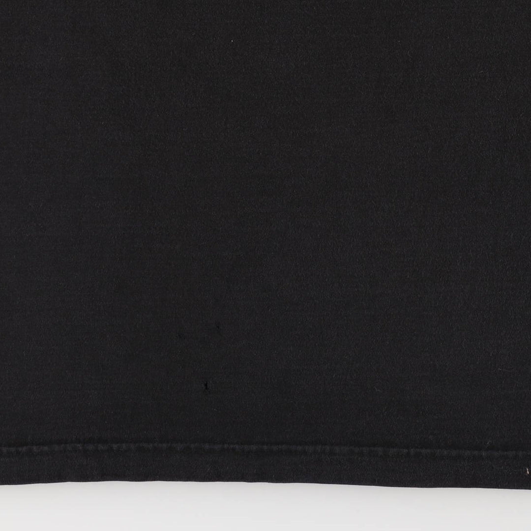 00'S Harley-Davidson Fire Pattern Motorcycle Bike T-Shirt Men's XL cotton black type Vintage Second Hand