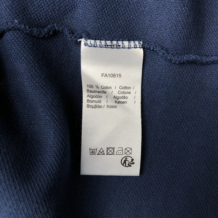 Lacoste Classic Fit short sleeve polo shirt size 5, men's size L cotton navy blue type Vintage Second Hand
