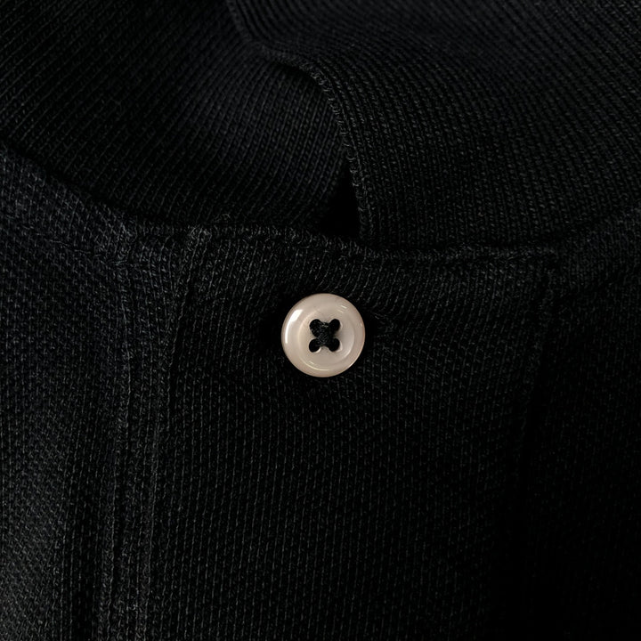 Ralph Lauren POLO by Ralph Lauren short sleeve polo shirt, size S for men cotton black type Vintage Second Hand