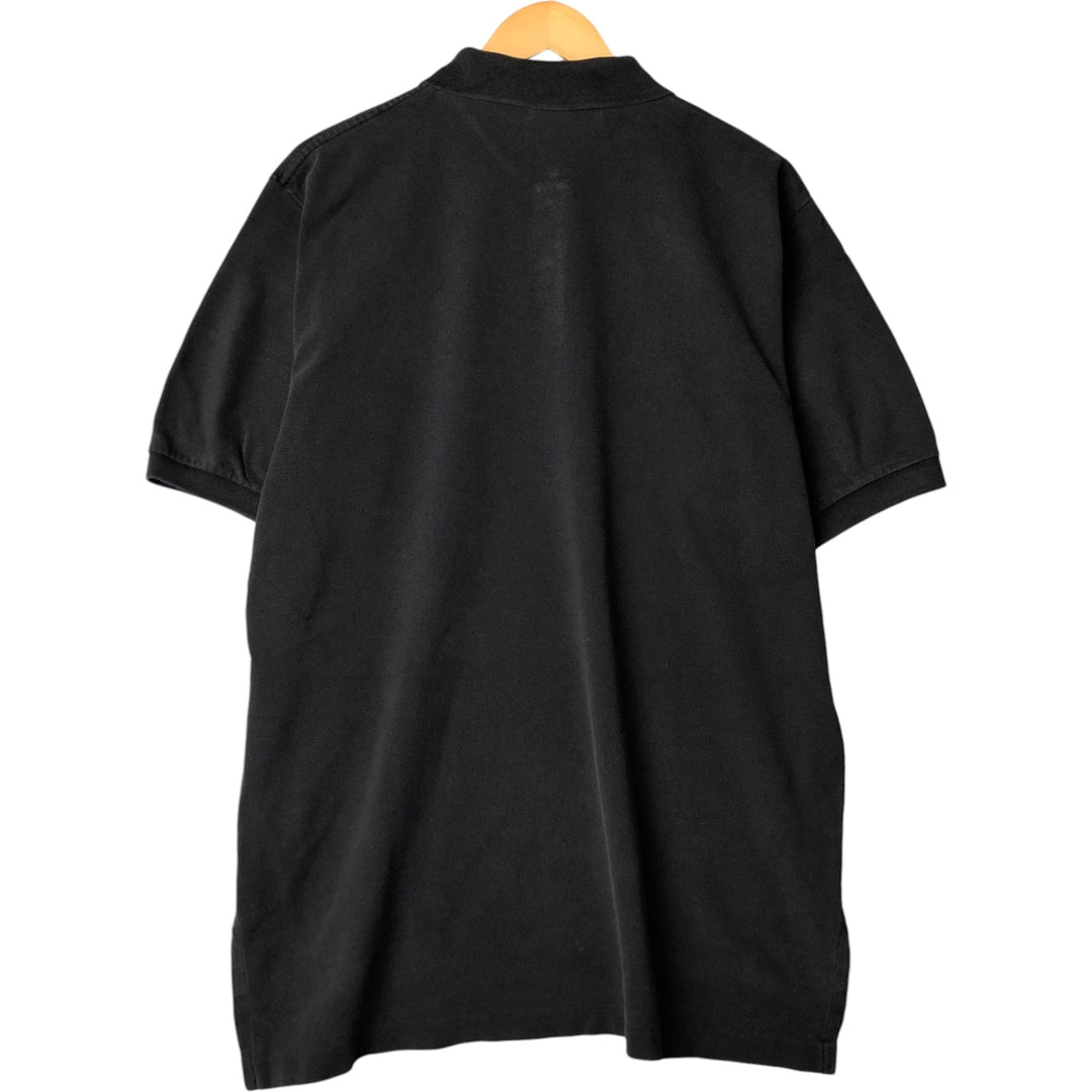 Ralph Lauren POLO by Ralph Lauren short sleeve polo shirt, men's XL size cotton black type Vintage Second Hand