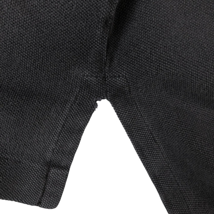 Ralph Lauren POLO by Ralph Lauren short sleeve polo shirt, men's XL size cotton black type Vintage Second Hand