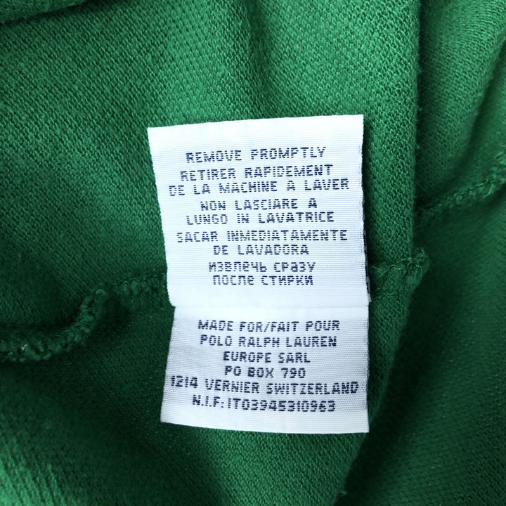 Ralph Lauren POLO by Ralph Lauren CUSTOM FIT short sleeve polo shirt, men's M size cotton green type Vintage Second Hand