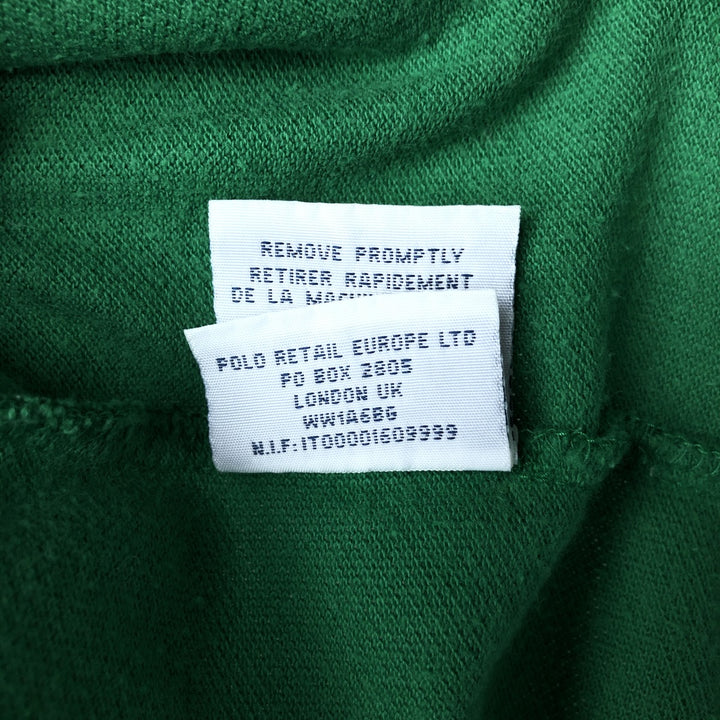 Ralph Lauren POLO by Ralph Lauren CUSTOM FIT short sleeve polo shirt, men's M size cotton green type Vintage Second Hand