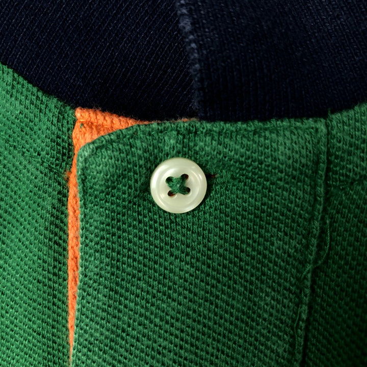 Ralph Lauren POLO by Ralph Lauren CUSTOM FIT short sleeve polo shirt, men's M size cotton green type Vintage Second Hand