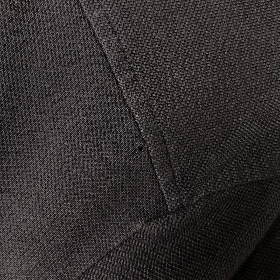 Ralph Lauren POLO by Ralph Lauren short sleeve polo shirt, men's size M cotton Charcoal Vintage Second Hand