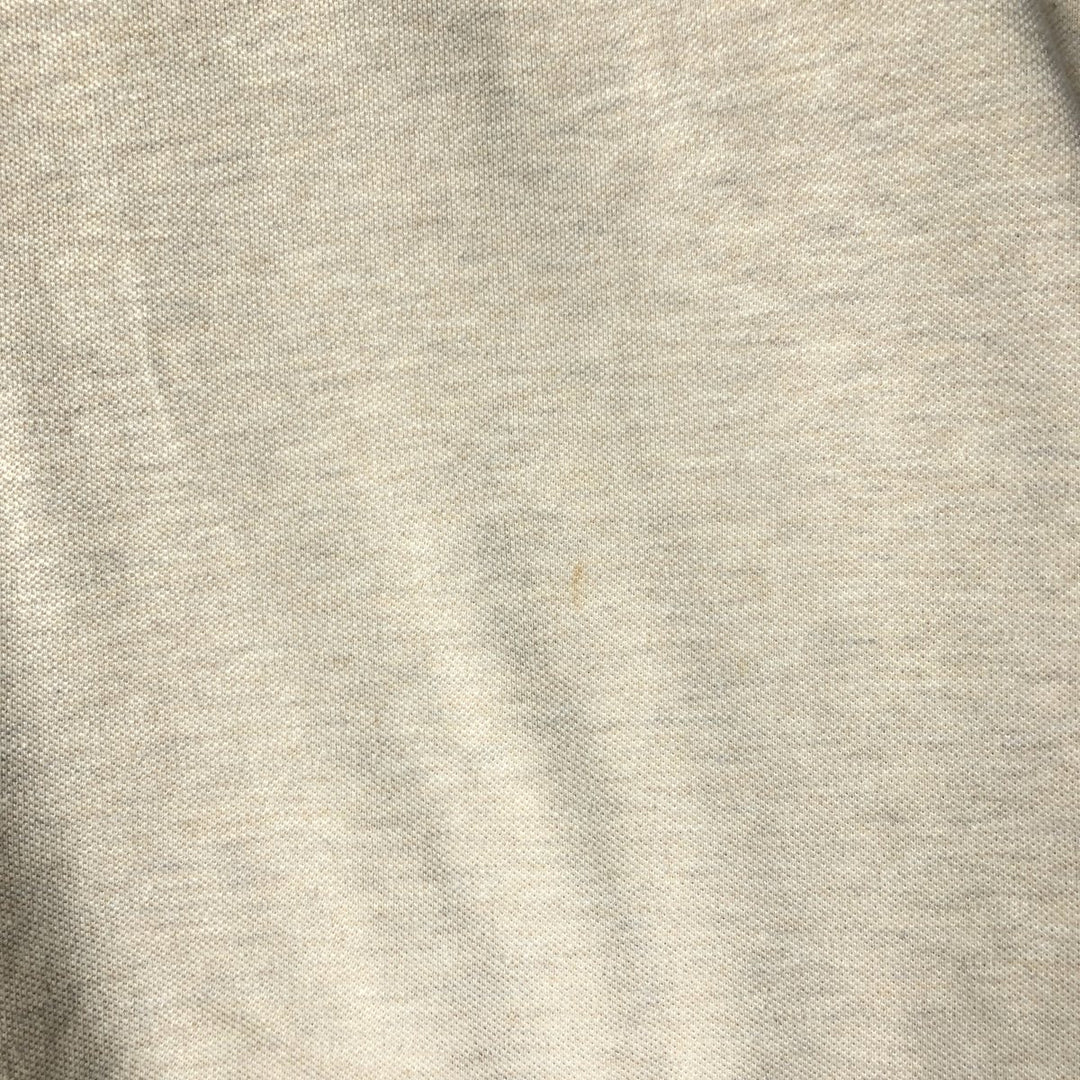 Ralph Lauren POLO by Ralph Lauren short sleeve polo shirt, men's size L cotton unbleached Vintage Second Hand