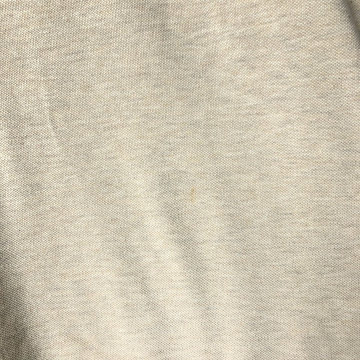 Ralph Lauren POLO by Ralph Lauren short sleeve polo shirt, men's size L cotton unbleached Vintage Second Hand