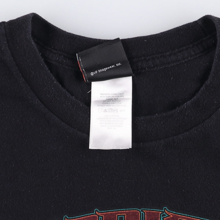 Harley-Davidson Skull Wing Motorcycle T-Shirt, Men's XL cotton black type Vintage Second Hand