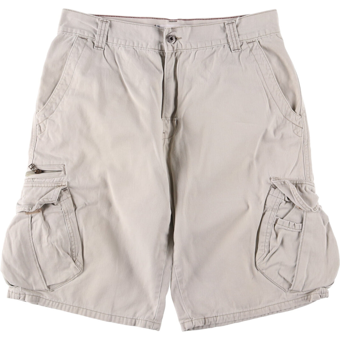 2000'S Levi's SILVER TAB Cargo Shorts, Men's Size 36 cotton Beige type Vintage Second Hand