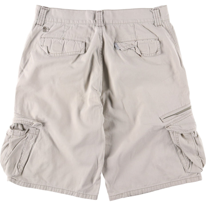 2000'S Levi's SILVER TAB Cargo Shorts, Men's Size 36 cotton Beige type Vintage Second Hand