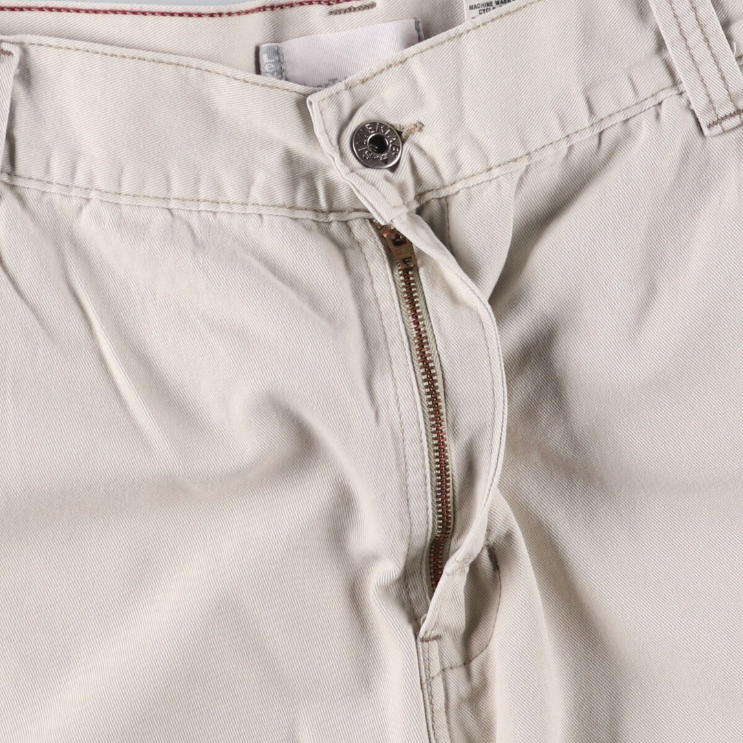 2000'S Levi's SILVER TAB Cargo Shorts, Men's Size 36 cotton Beige type Vintage Second Hand
