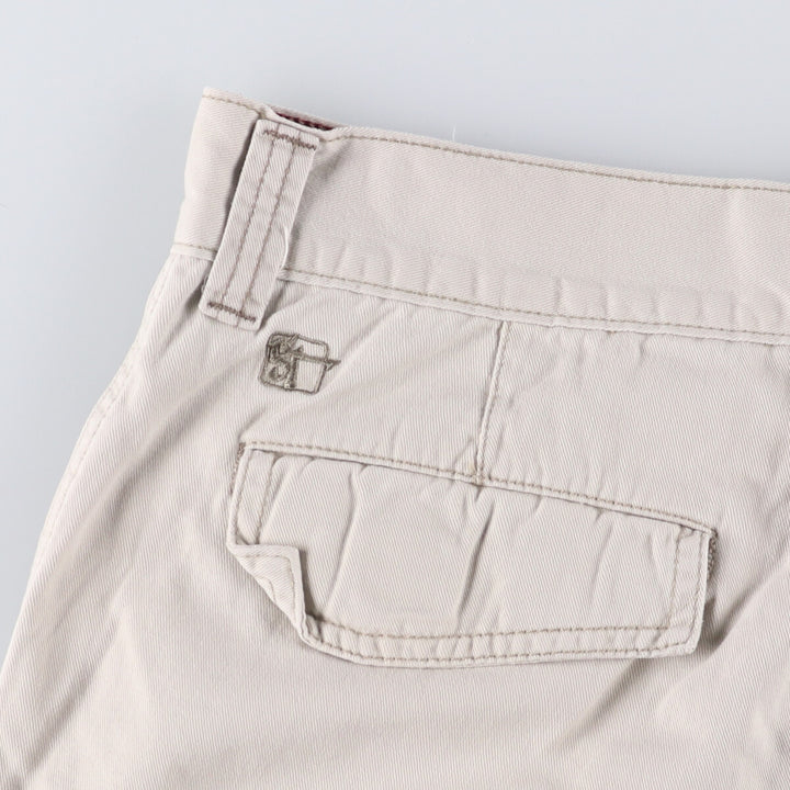 2000'S Levi's SILVER TAB Cargo Shorts, Men's Size 36 cotton Beige type Vintage Second Hand