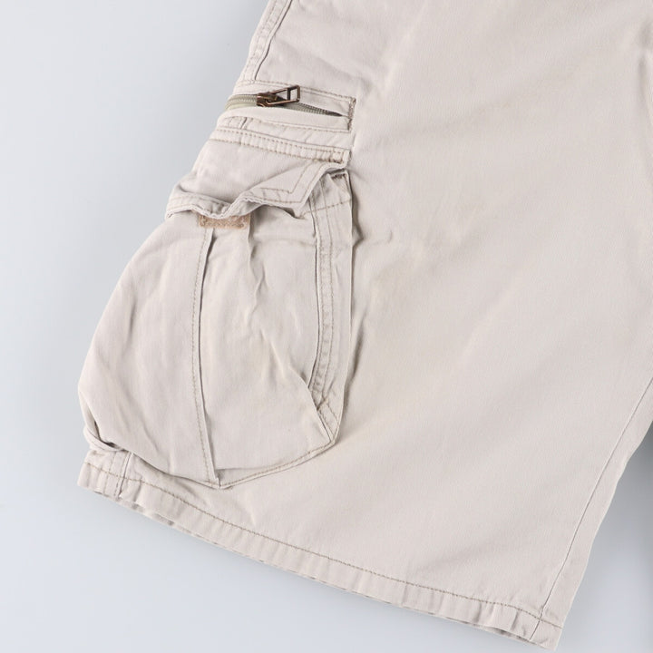 2000'S Levi's SILVER TAB Cargo Shorts, Men's Size 36 cotton Beige type Vintage Second Hand