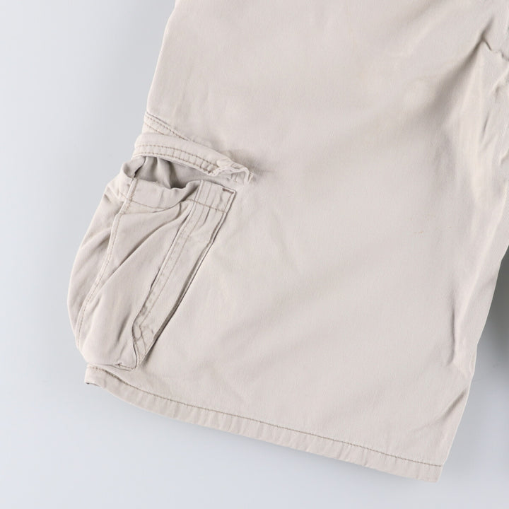 2000'S Levi's SILVER TAB Cargo Shorts, Men's Size 36 cotton Beige type Vintage Second Hand