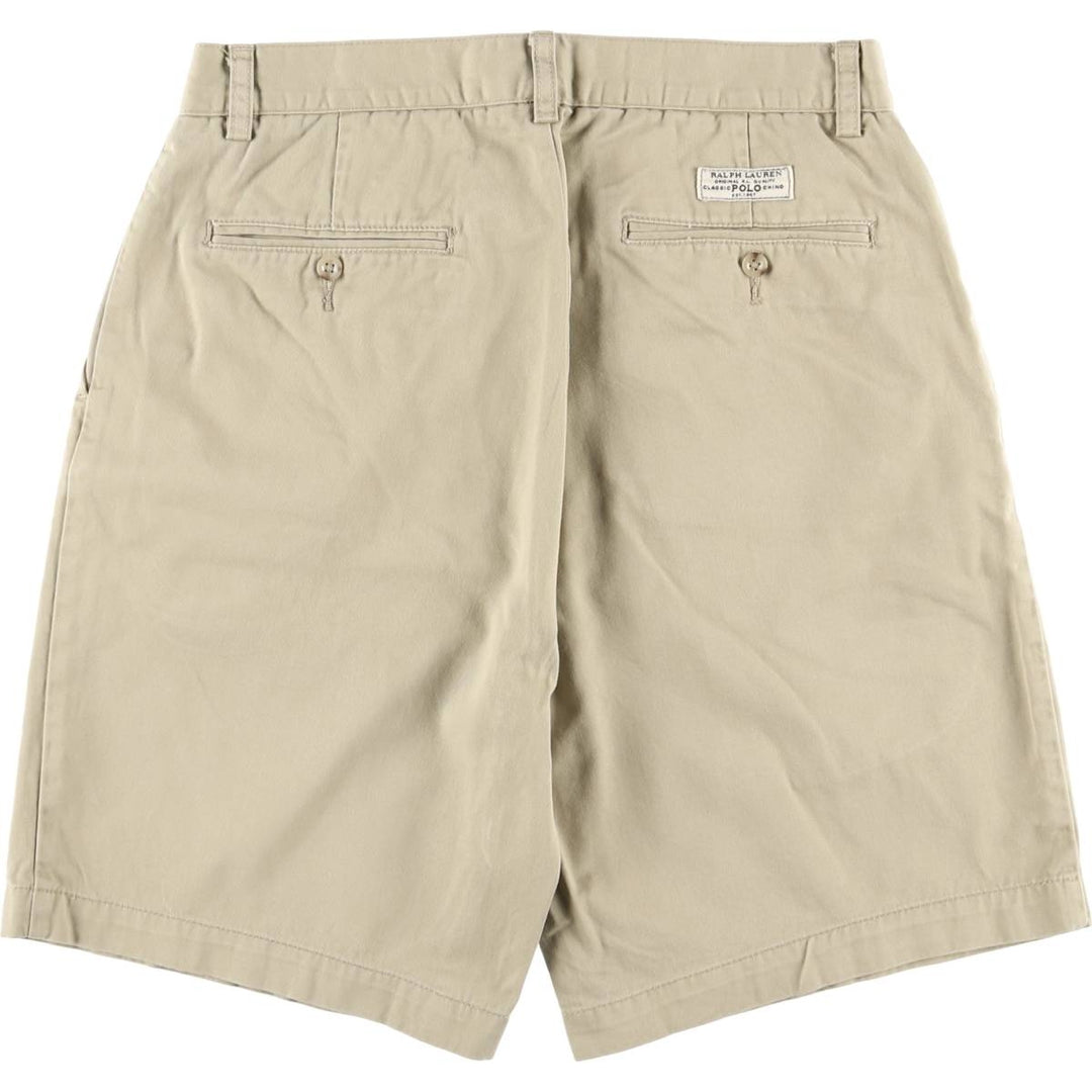 Ralph Lauren POLO by Ralph Lauren PROSPECT SHORT Chino shorts Short pants Men's W32 equivalent cotton Beige type Vintage Second Hand