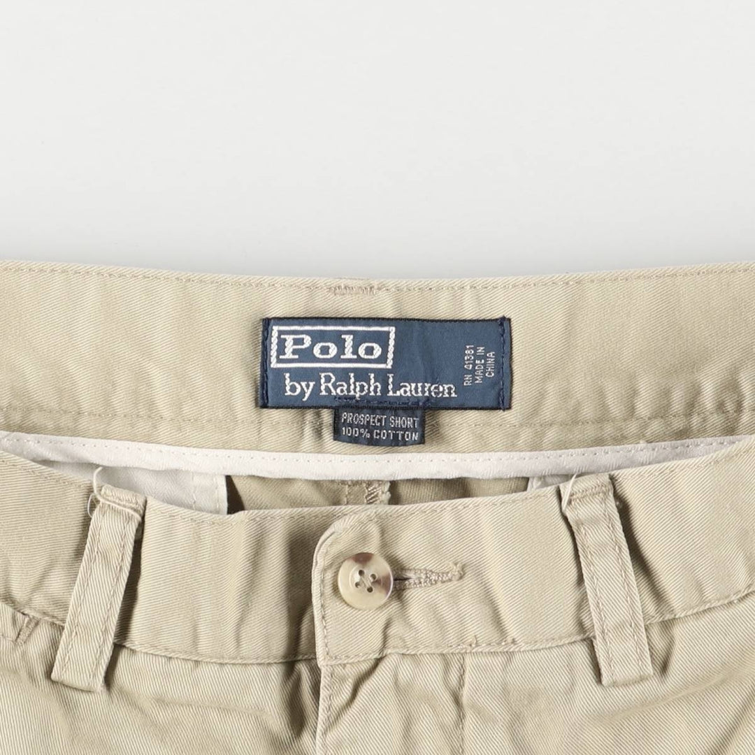 Ralph Lauren POLO by Ralph Lauren PROSPECT SHORT Chino shorts Short pants Men's W32 equivalent cotton Beige type Vintage Second Hand