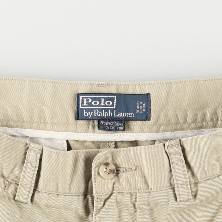 Ralph Lauren POLO by Ralph Lauren PROSPECT SHORT Chino shorts Short pants Men's W32 equivalent cotton Beige type Vintage Second Hand