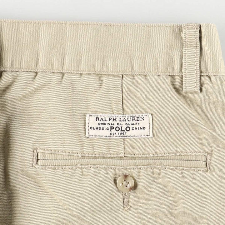 Ralph Lauren POLO by Ralph Lauren PROSPECT SHORT Chino shorts Short pants Men's W32 equivalent cotton Beige type Vintage Second Hand