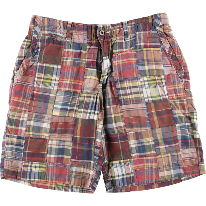 Ralph Lauren POLO by Ralph Lauren Check Pattern Cotton Shorts Short Pants Men's W36 cotton multicolor Vintage Second Hand