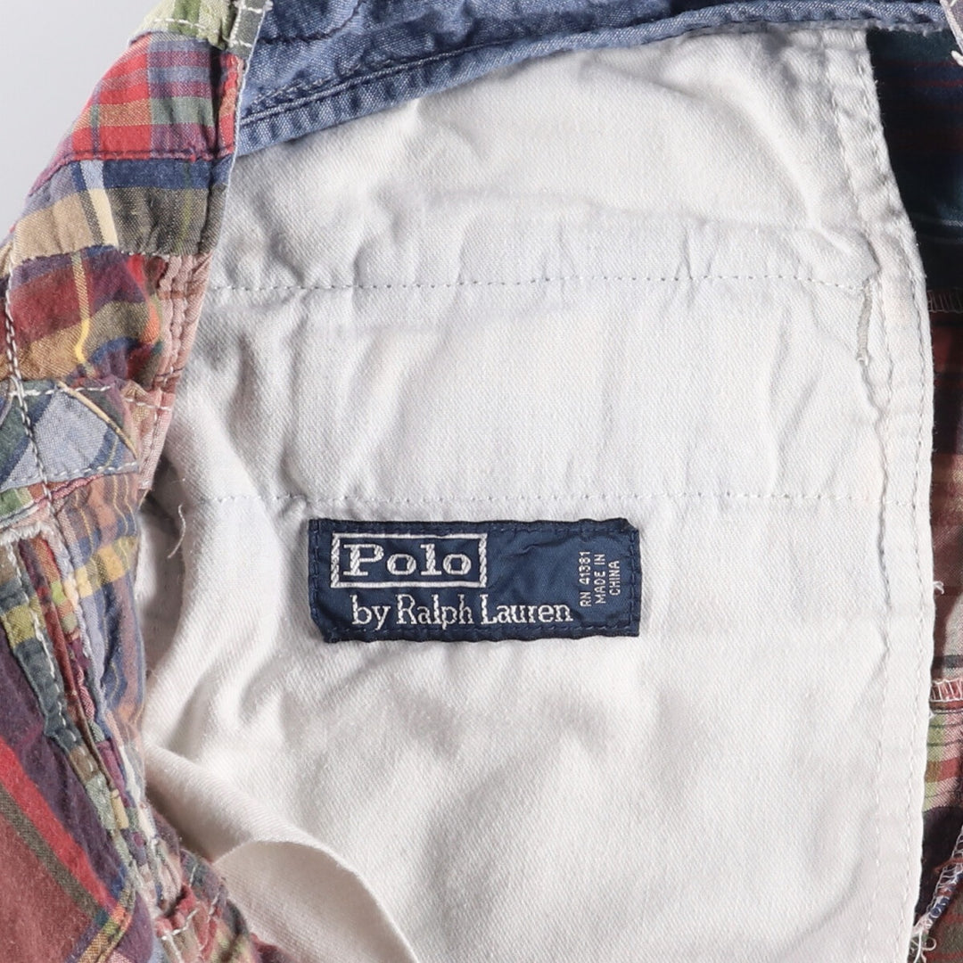 Ralph Lauren POLO by Ralph Lauren Check Pattern Cotton Shorts Short Pants Men's W36 cotton multicolor Vintage Second Hand