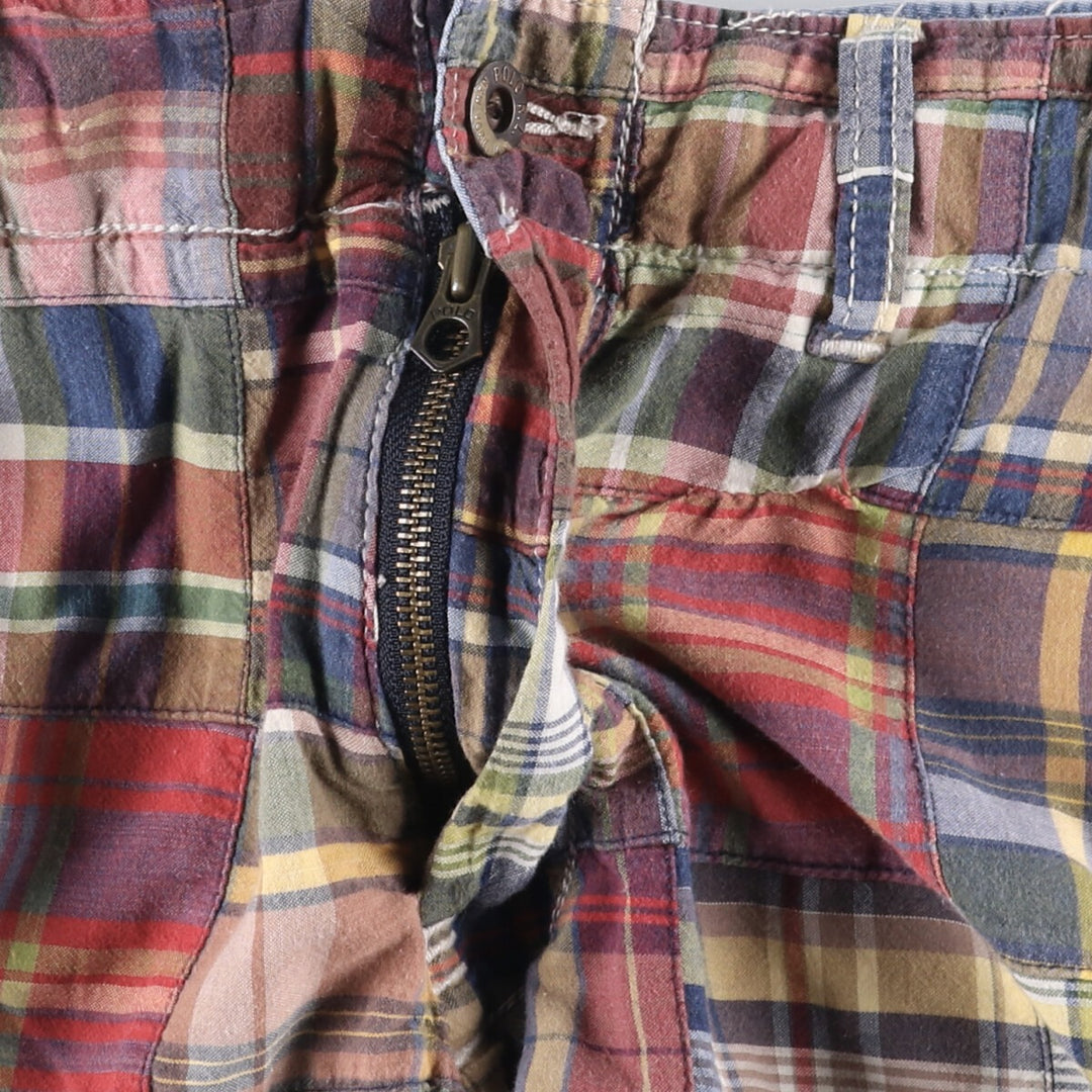 Ralph Lauren POLO by Ralph Lauren Check Pattern Cotton Shorts Short Pants Men's W36 cotton multicolor Vintage Second Hand