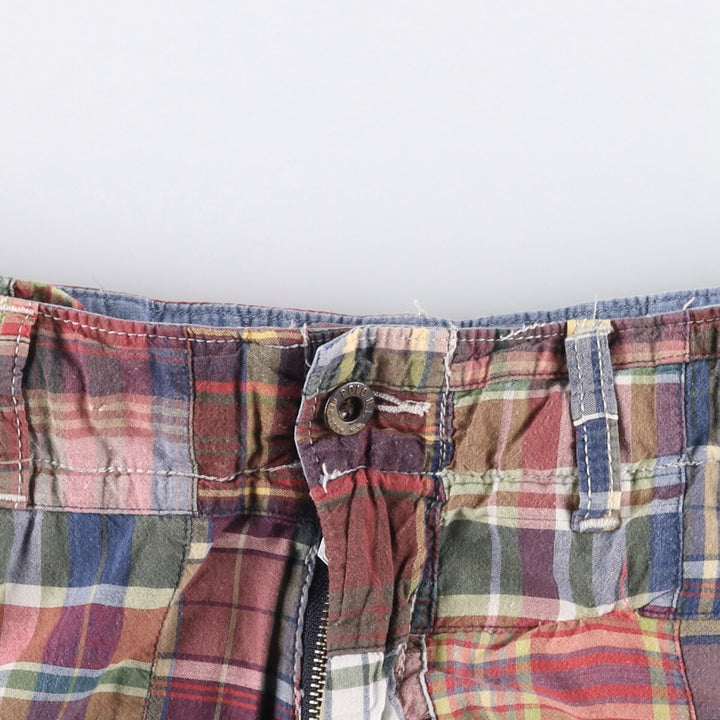 Ralph Lauren POLO by Ralph Lauren Check Pattern Cotton Shorts Short Pants Men's W36 cotton multicolor Vintage Second Hand