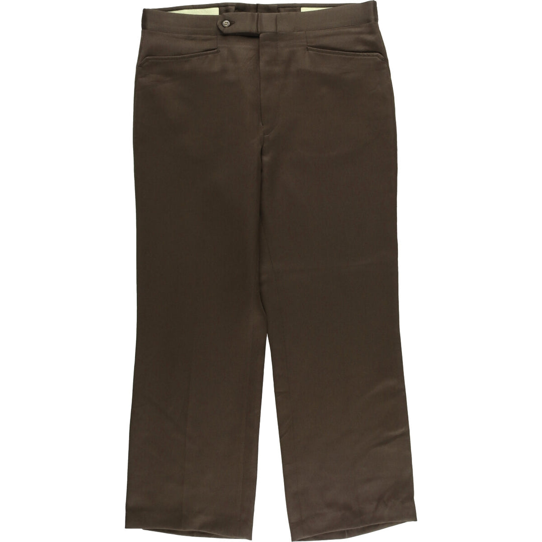 Vintage 70'S SANSABELT slacks for men, size W36 unclear brown type Vintage Second Hand