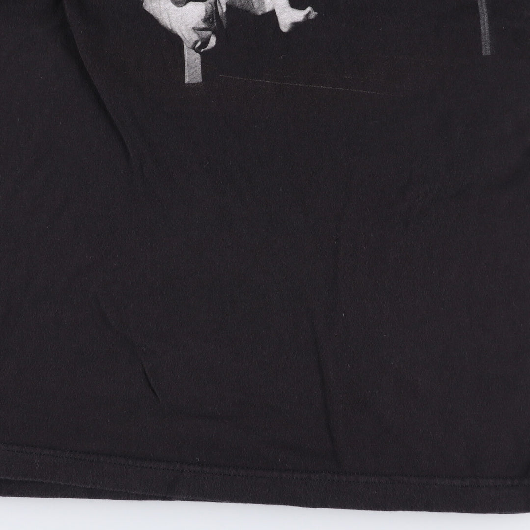 BILLIEEILISH Billie Eilish Band T-shirt Band T Men's M size cotton black type Vintage Second Hand