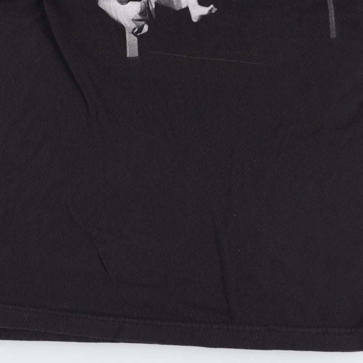 BILLIEEILISH Billie Eilish Band T-shirt Band T Men's M size cotton black type Vintage Second Hand