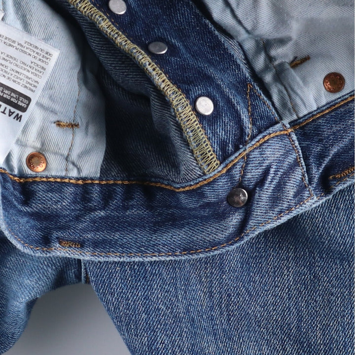 Levi's 501 Big E Straight Denim Pants, Men's Size 34 (approx.) cotton blue type Vintage Second Hand