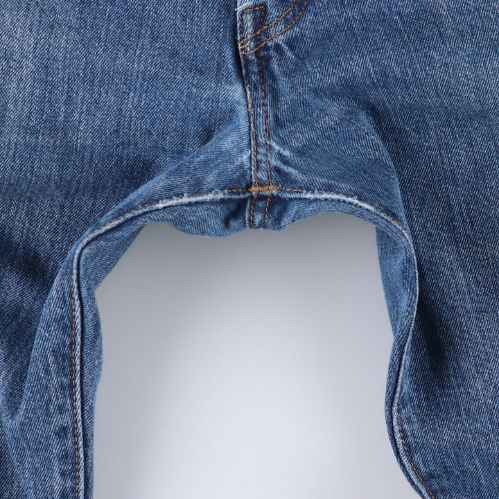 Levi's 501 Big E Straight Denim Pants, Men's Size 34 (approx.) cotton blue type Vintage Second Hand